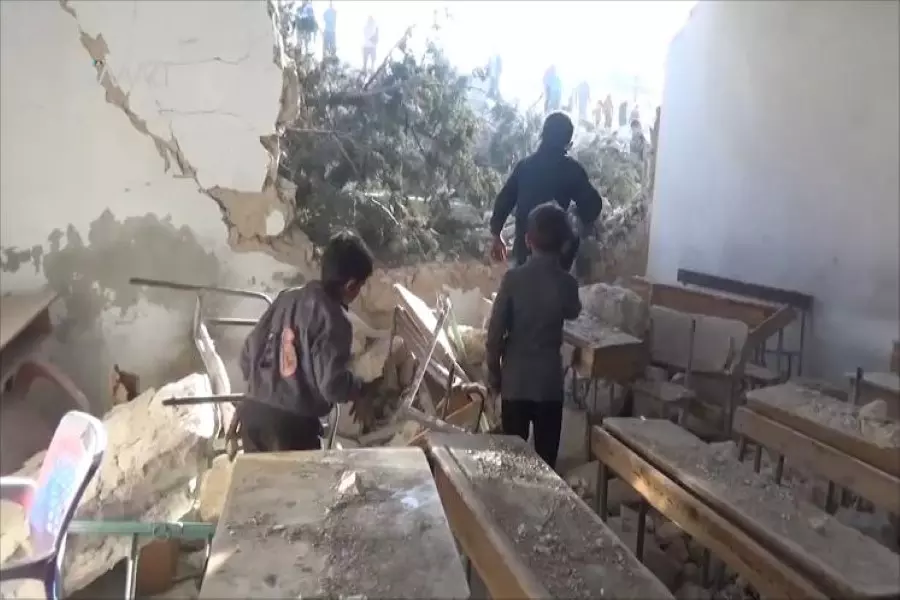 15 شهيدا وعشرات الجرحى بقصف جوي استهدف بلدة أورم الكبرى بريف حلب