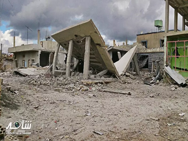 شهداء وجرحى جراء شن طائرات الأسد غارات على ريف درعا