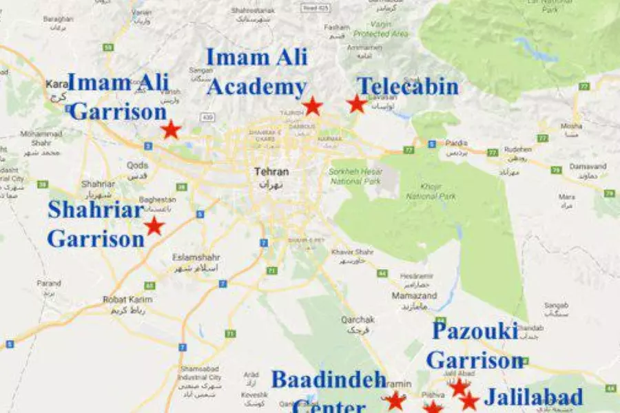 إيران تستخدم 14 معسكراً لتدريب إرهابيين لشن هجمات على أهداف غربية