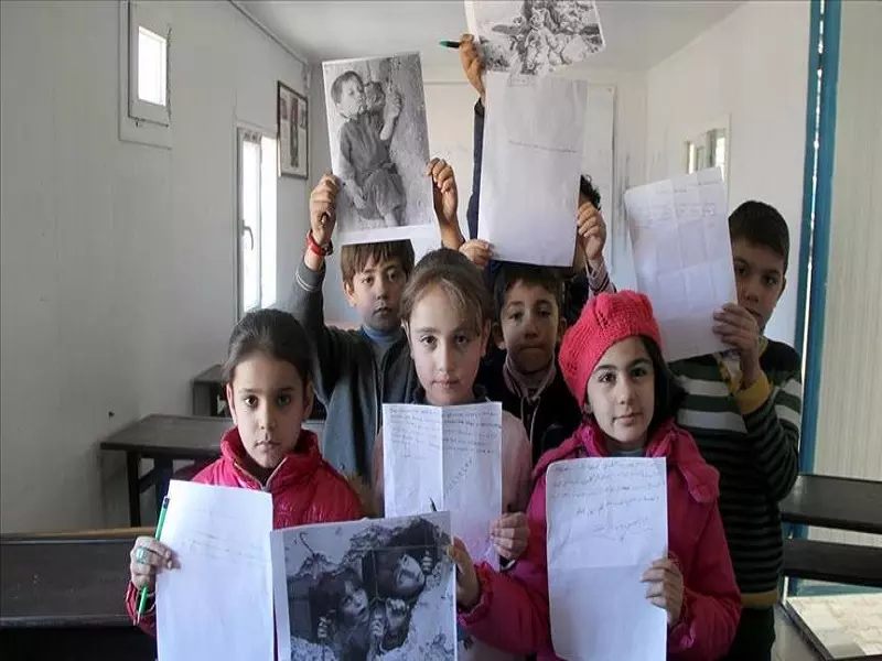 أطفال سوريون يوجهون رسالة إلى الأمم المتحدة للتدخل بإنهاء الحرب في بلادهم