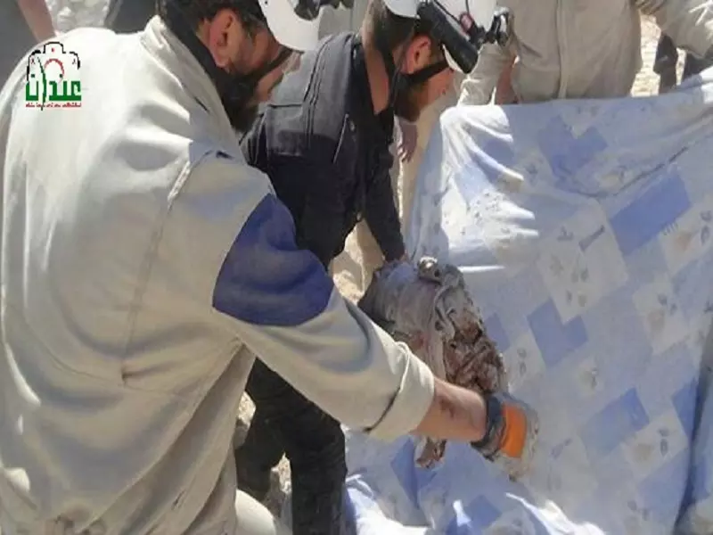 طائرات الاسد ترتكب مجزرة بحق المدنيين في ريف حلب الشمالي