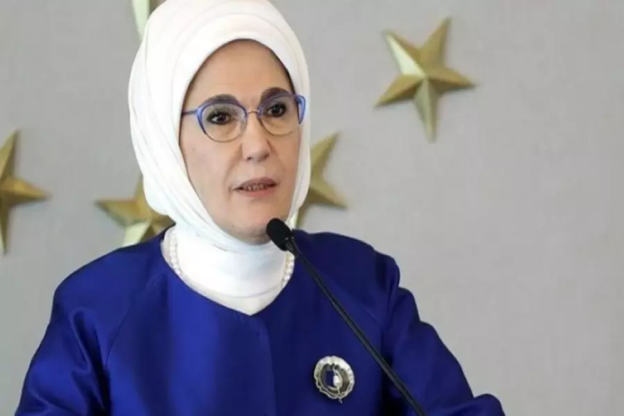 أمينة أردوغان: تركيا تقدم الرعاية الصحية المجانية للسوريين