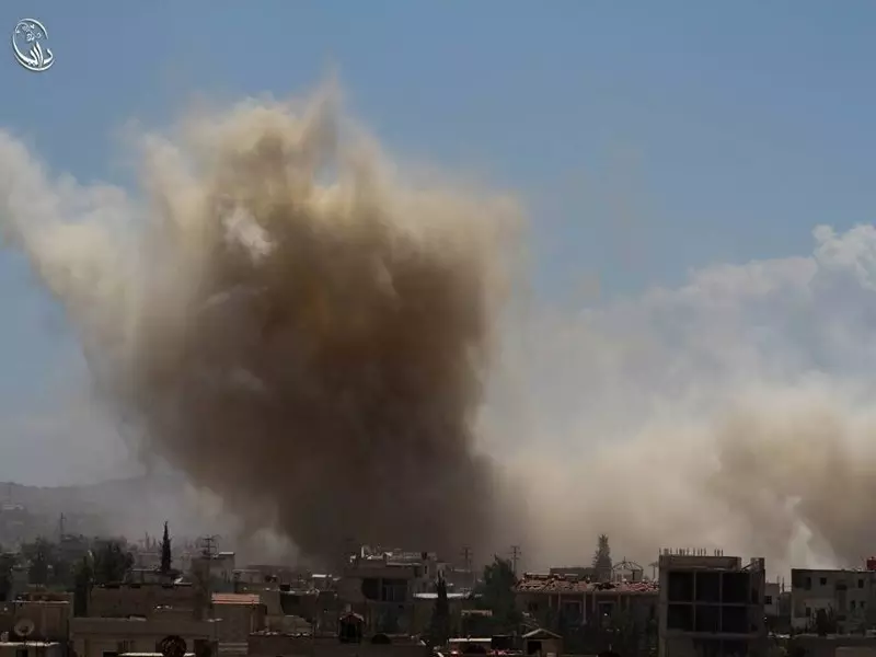 حتى اللحظة ... مروحيات الأسد تمطر داريا بأكثر من 50 برميل متفجر اليوم