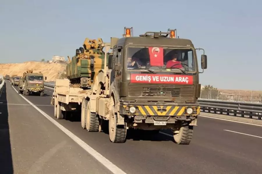 تعزيز عسكري للقوات التركية على حدود عفرين الخاضعة لسيطرة القوات الكردية