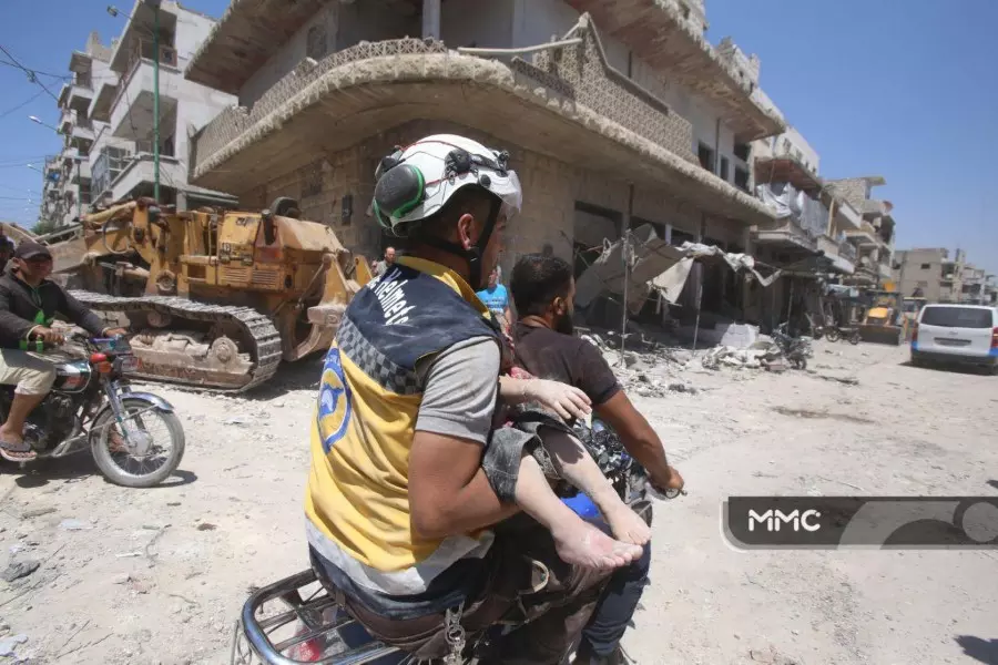 طيران الأسد يرتكب مجزرة بسراقب وضحايا مجزرة معرة النعمان ترتفع إلى 27 شهيداً