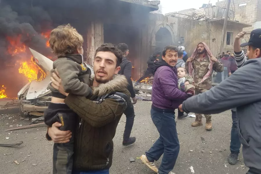 شهداء وجرحى مدنيون ومن الجيش الوطني بمفخختين بريف حلب