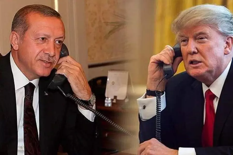 الرئاسة التركية: أردوغان أعرب عن قلقه لترامب من وجود تعاون بين محتجين بأمريكا وتنظيم"ب ي د" بسوريا