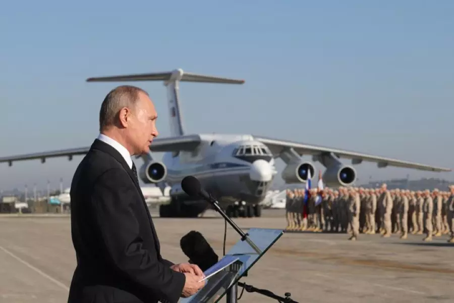 بوتين يتحدث عن انتهاء الأعمال القتالية في سوريا ..!!