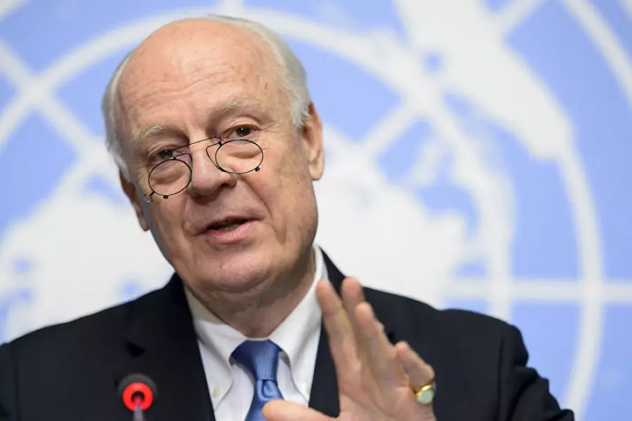 دي ميستورا: الأمم المتحدة على استعداد للعمل على تشكيل لجنة صياغة الدستور بسوريا