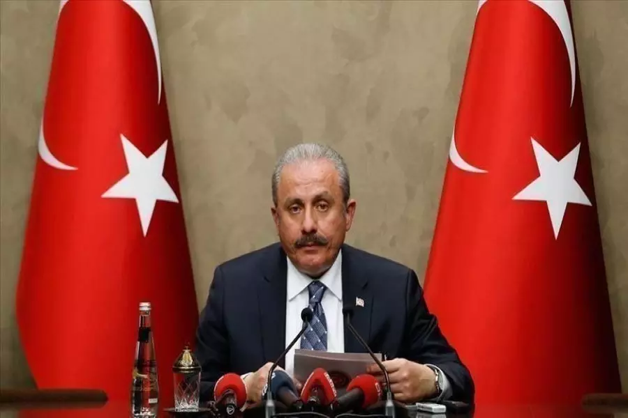 رئيس البرلمان التركي يدعو المجتمع الدولي للتضامن مع الدول المضيفة للاجئين