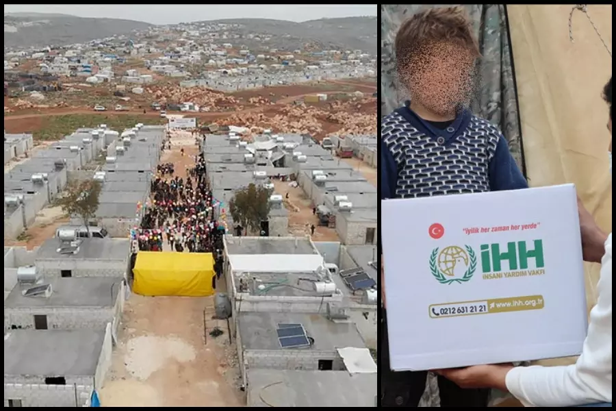 جمعيات تركية تقدم منازل مؤقتة للنازحين في ادلب و850 شاحنة مساعدات تدخل سوريا