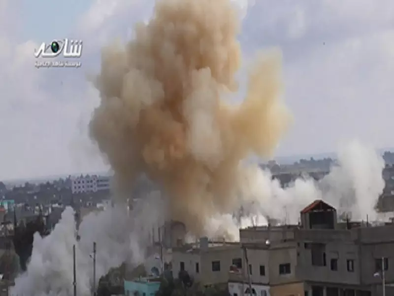 طيران الأسد يقصف درعا بعنف .. واستشهاد أم وأطفالها