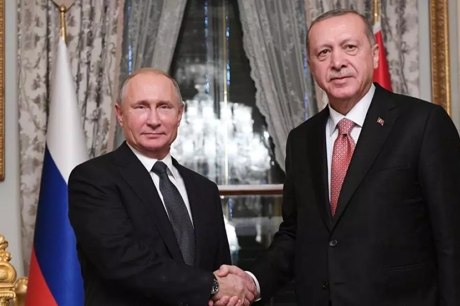 أردوغان يلتقي بوتين في موسكو اليوم وملف "المنطقة الآمنة" شمال سوريا يتصدر المباحثات