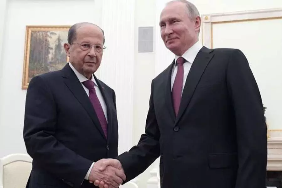 بوتين وعون يؤكدان على الحل السياسي والدبلوماسي في سوريا