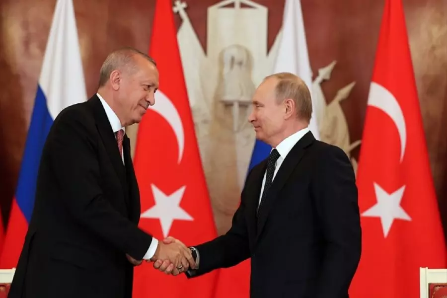 أردوغان وبوتين يبحثان الأوضاع في سوريا وليبيا