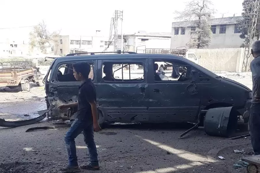 شهيدان مدنيان بقصف مدفعي للنظام طال سوقاً شعبياً وسط مدينة أريحا بإدلب