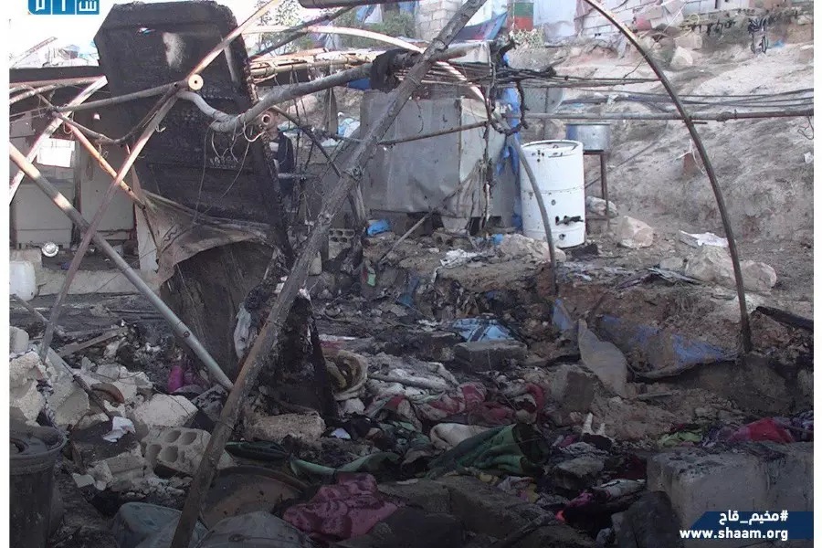 الاتحاد الأوربي: قصف النظام مخيم قاح للنازحين "غير مقبول"