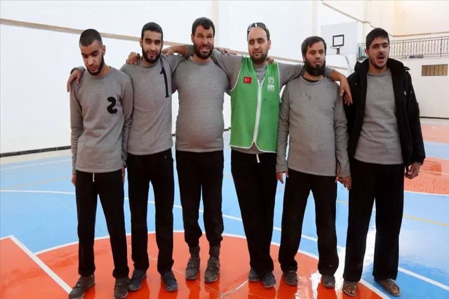 الإغاثة التركية تنظم مباراة "كرة الجرس" للمكفوفين شمال سوريا