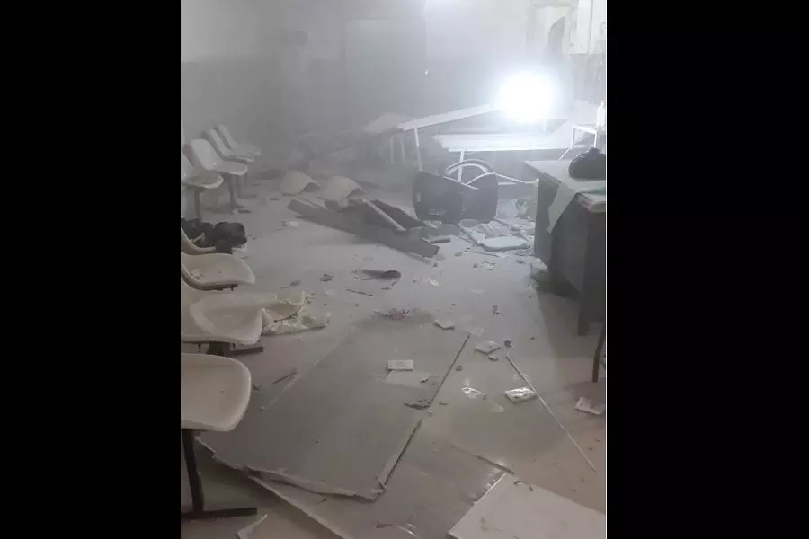 طائرات روسية تستهدف مشفى الشهيد حسن الأعرج في كفرزيتا وصحة حماة تؤكد خروجه عن الخدمة