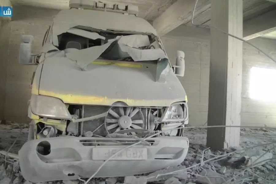خمس مروحيات تقصف ريف إدلب واستهداف لمشفى شام المركزي بكفرنبل