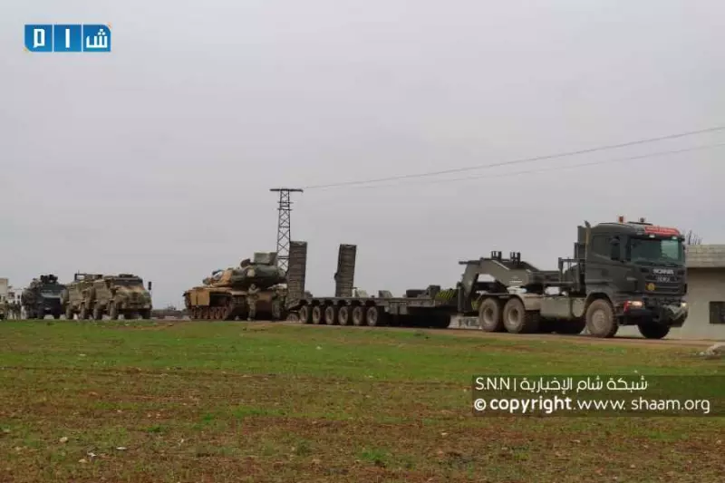 قوات تركية تثبت نقطتين عسكريتين على أطراف ترمانين ودارة عزة غربي حلب