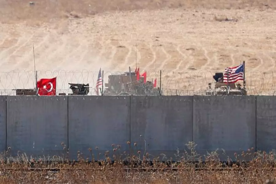 انطلاق الدورية البرية الثانية بين القوات التركية والأمريكية شرق الفرات