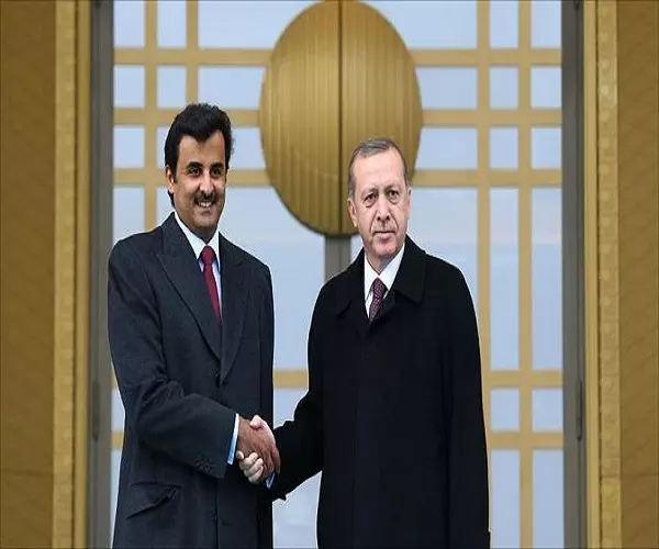 أردوغان يلتقي أمير قطر والملف السوري على طاولة المباحثات