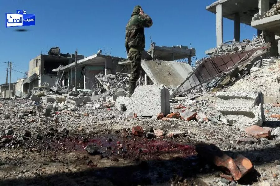 أربعة شهداء وتوقف مشفى عن العمل جراء القصف الجوي على "نصيب" بريف درعا