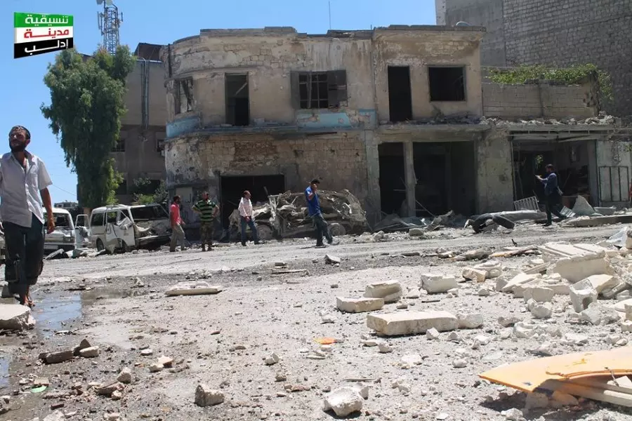 مكتب المنظمات الدولية يعلن مدينة إدلب منكوبة ويدعو لإغاثة النازحين