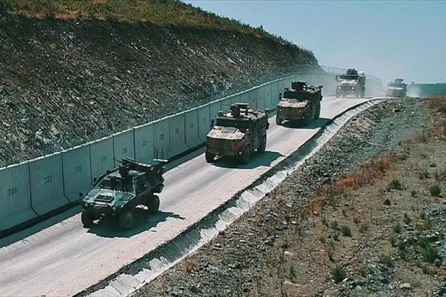 القوات التركية تسير الدورية الـ 41 في منطقة منبج