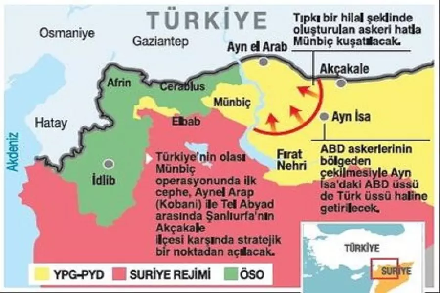 "الخطة الساخنة" خطة عسكرية أعدتها الأركان التركية لعمليتها العسكرية في سوريا