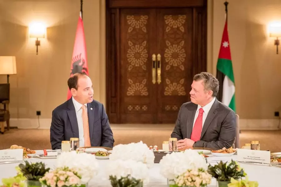 العاهل الأردني والرئيس الألباني يؤكدان على أهمية التوصل إلى حل سياسي للأوضاع في سوريا