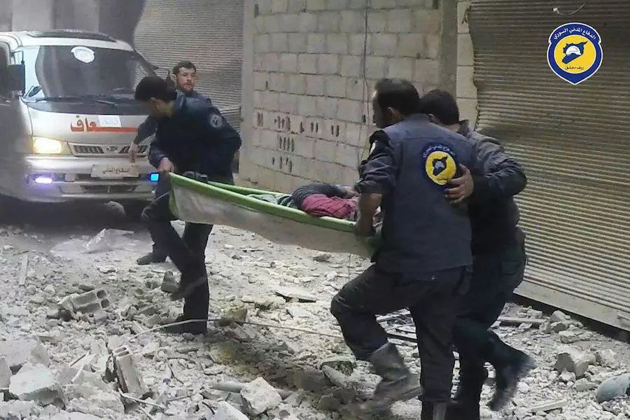 قرابة ٦٠ غارة جوية على الغوطة الشرقية و أحياء دمشق الشرقية