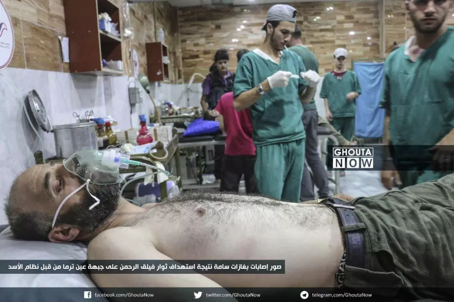 خرق الهدنة مستمر.. قوات الأسد تستهدف عين ترما بالغازات السامة
