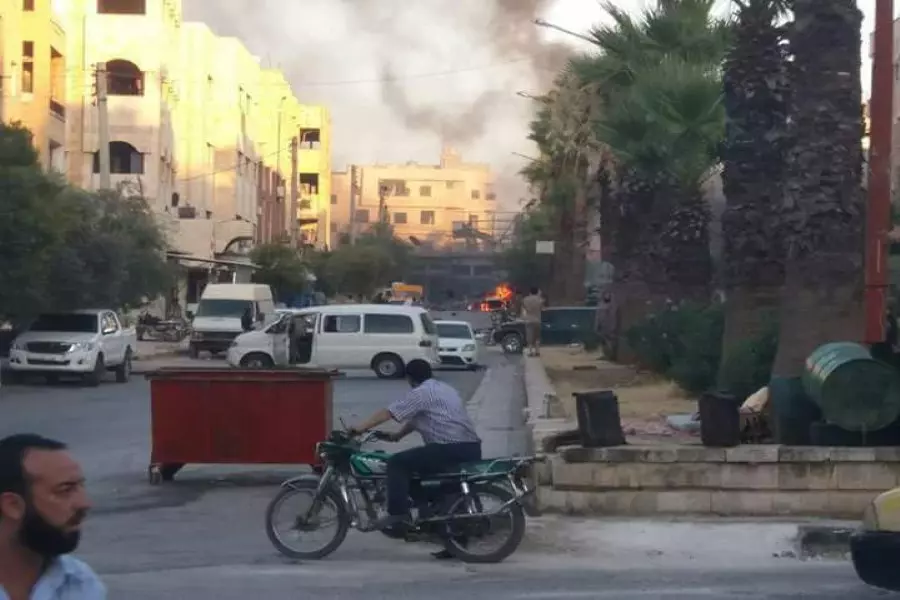 انفجار يستهدف رتلاً لتحرير الشام في مدينة إدلب يخلف شهداء وجرحى