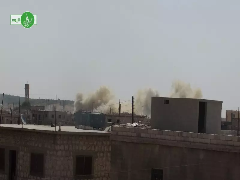 شهداء وجرحى بقصف جوي على مناطق عدة بإدلب