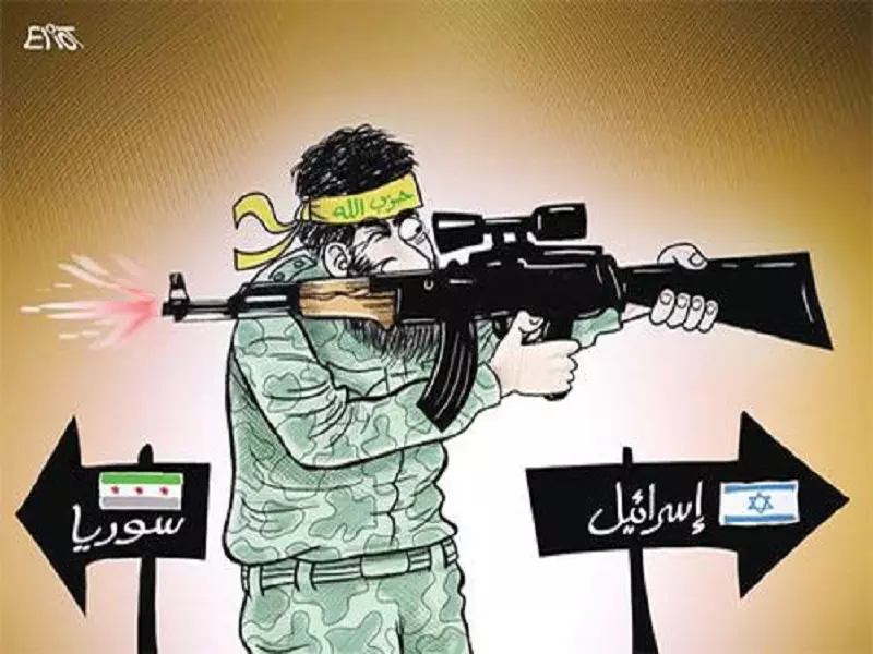 حزب الله الإرهابي: الحرب على سوريا هي حرب إسرائيلية !!؟