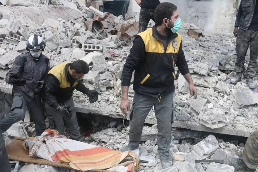 لا تزال الغوطة تحت القصف الإجرامي.. ارتفاع عدد الشهداء بينهم عنصر من الدفاع المدني