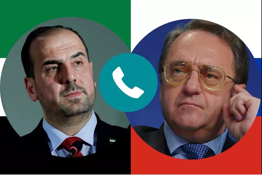 بوغدانوف يهاتف رئيس هيئة التفاوض لبحث تطورات اتفاق إدلب