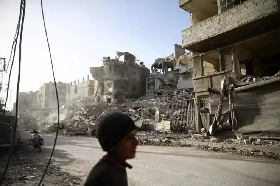 مسؤول في الصليب الأحمر: حجم الدمار في الغوطة الشرقية "هائل" والبنى التحتية لاوجود لها