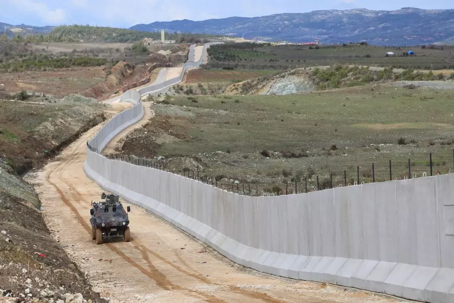 تركيا تنهي بناء ثالث أطول جدار حدودي في العالم على حدودها مع سوريا