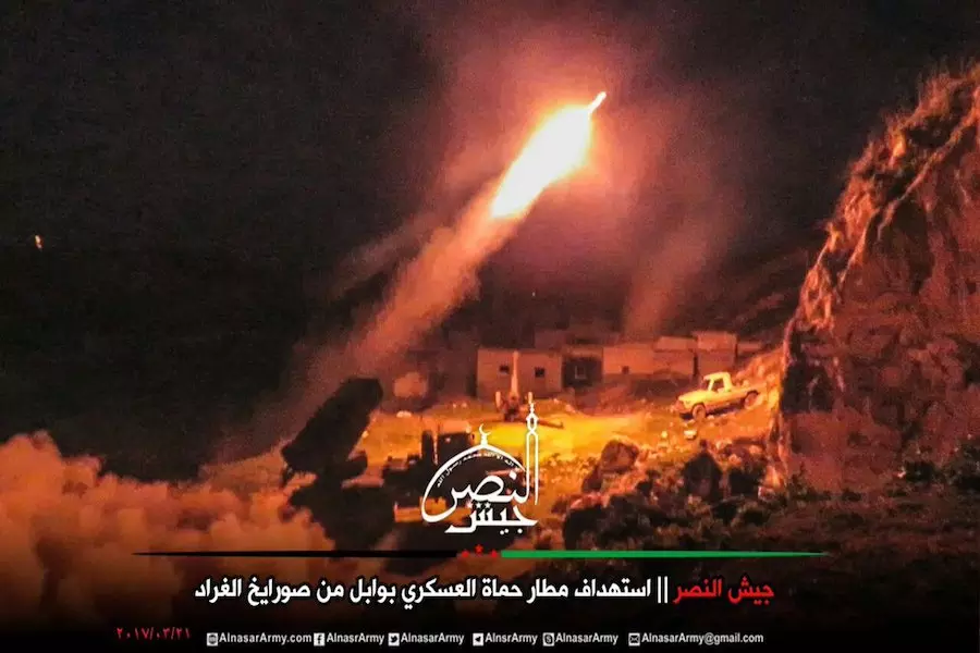 الثوار يدمرون طائرتين حربيتين في مطار حماه العسكري بعد استهدافه بوابل من صواريخ الغراد