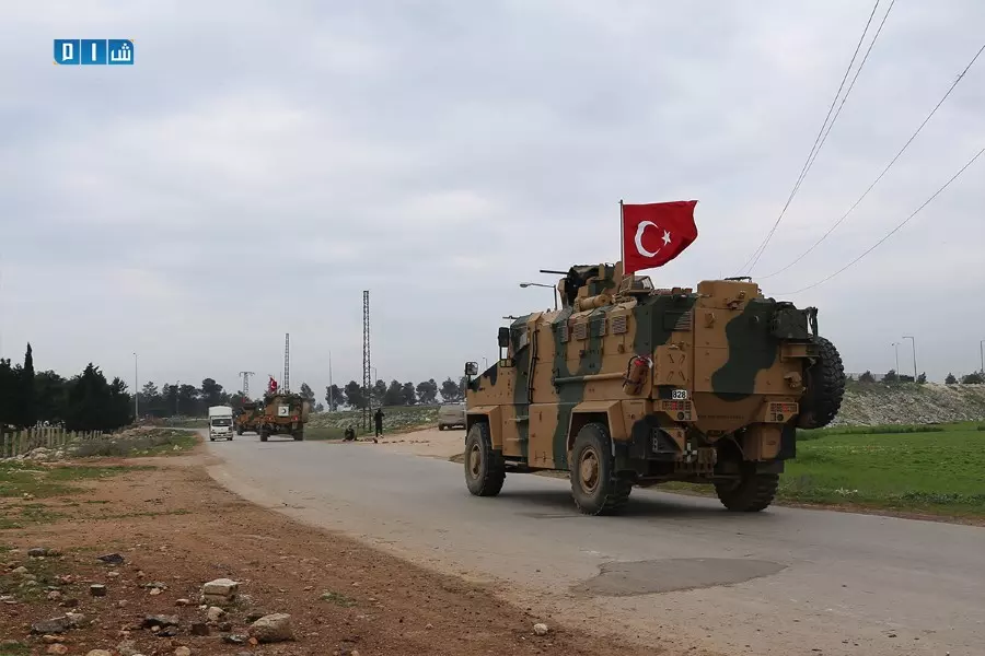 القوات التركية تسيير الدورية الرابعة بين "العيس والراشدين" ضمن المنطقة منزوعة السلاح بريف حلب