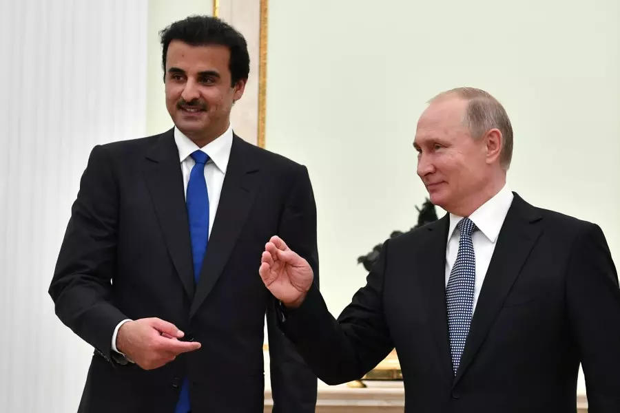 الكرملين: بوتين بحث هاتفياً مع أمير قطر التسوية السورية وتطبيع الوضع الإنساني