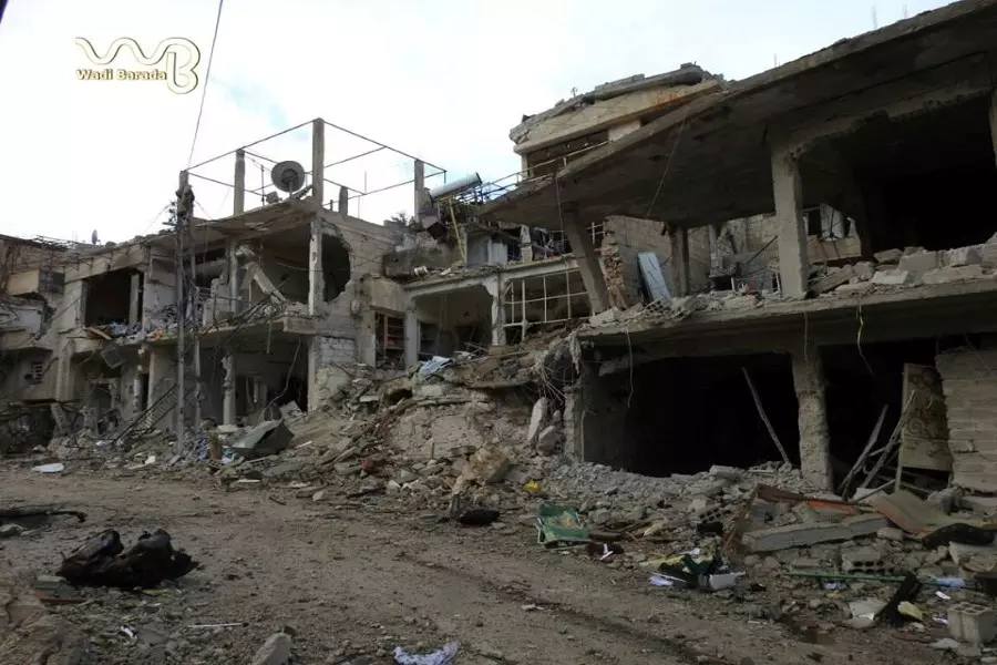 قوات الأسد تفشل في تحقيق تقدم جديد بوادي بردى ... والثوار يحرقون عربة شيلكا