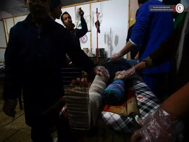 قصف جوي وصاروخي على دوما يخلف 5 شهداء وعشرات الجرحى