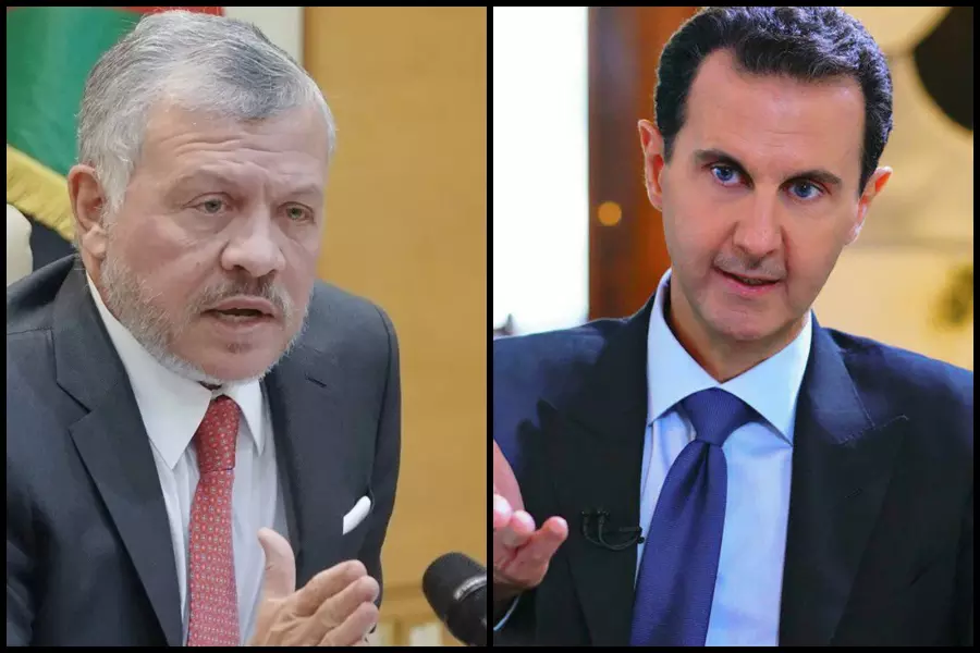 بعد عقد من القطيعة… اتصال هاتفي بين ملك الأردن والإرهابي بشار الأسد