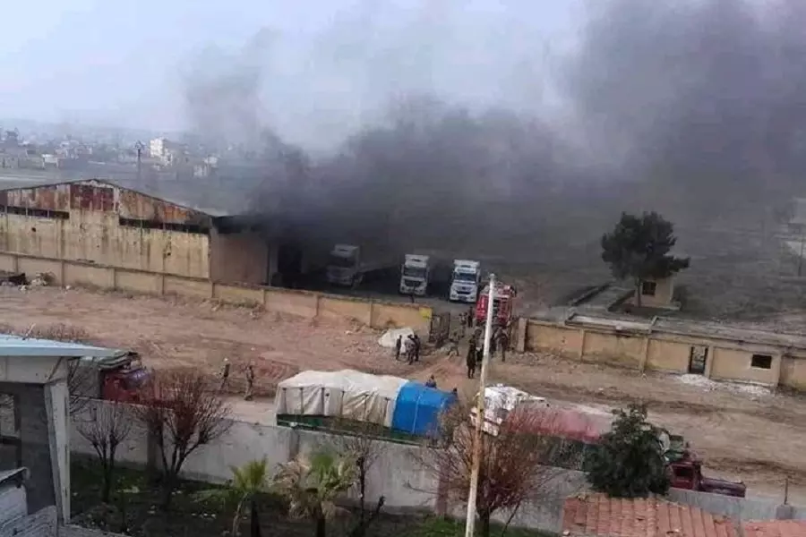 انفجار في صوامع الحبوب بمدينة تل أبيض يخلف 3 شهداء من سائقي الشاحنات