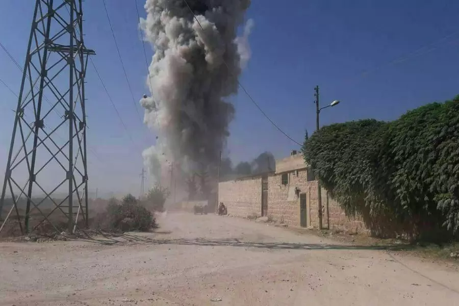 قتلى وجرحى من قوات الأسد إثر انفجار مستودع ذخيرة بريف منبج