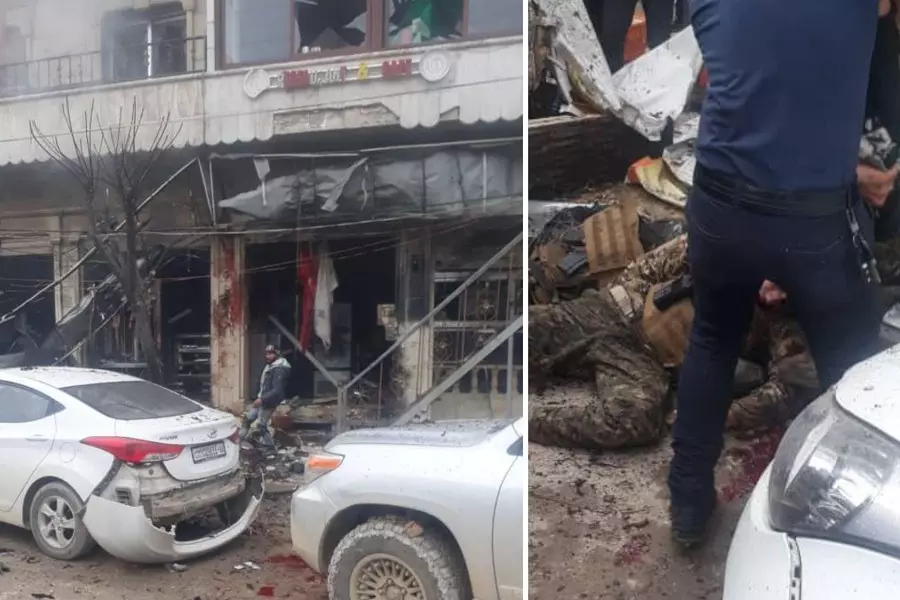 تنظيم الدولة يتبنى .. انفجار عنيف يستهدف دورية للتحالف في مدينة منبج توقع قتلى وجرحى بينهم مدنيون